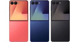 三星Galaxy Z Flip7外觀曝光：三款配色 背部外屏是亮點