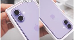 一眼“新機”？iPhone 17機模紫色版開箱上手視頻曝光
