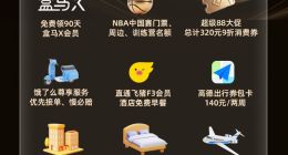 88VIP權(quán)益再升級：新增盒馬、餓了么、飛豬、高德等超10項會員權(quán)益