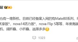 華為年底新機(jī)大爆發(fā)！Mate 80、Mate 70優(yōu)享版等 高中端折疊全覆蓋